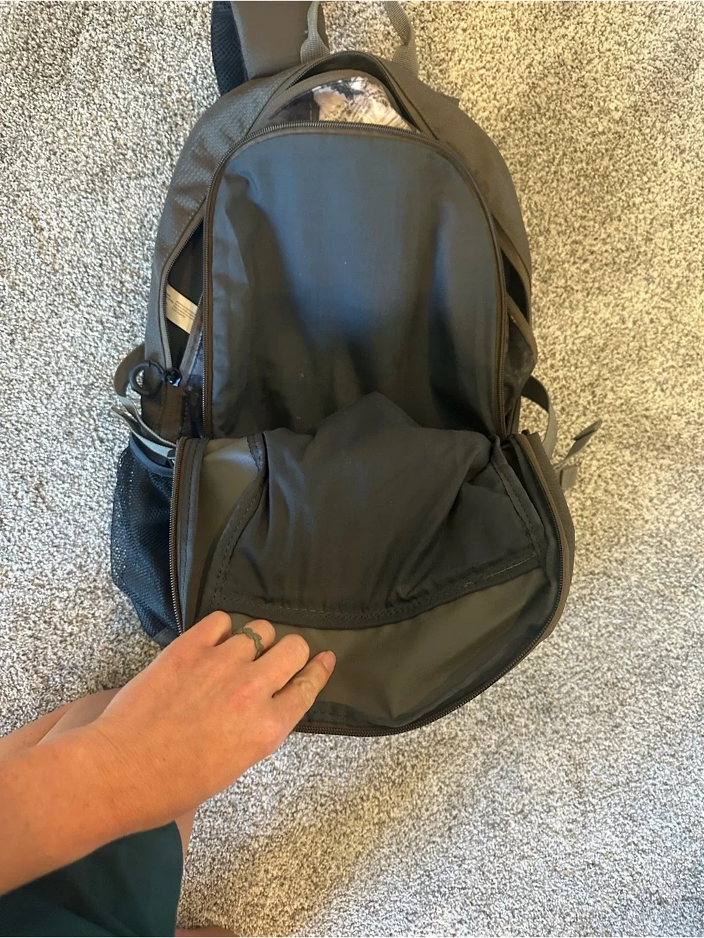 HQ Outfitters Olive Green Camo Backpack - Outdoor Daypack